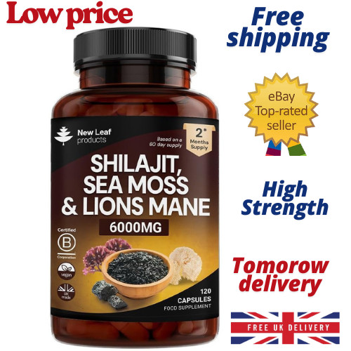 Shilajit sea moss lions - shilajit-sea,