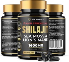 Shilajit Sea Moss and Lions