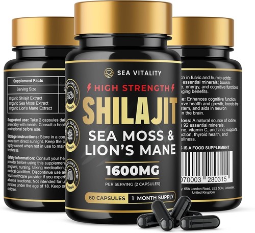 Shilajit sea moss and - sea,