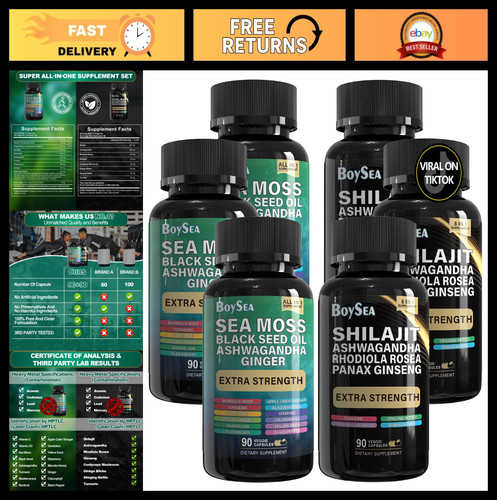 Shilajit sea moss - moss, bundle