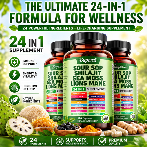 Soursop shilajit sea - 24-in-1,