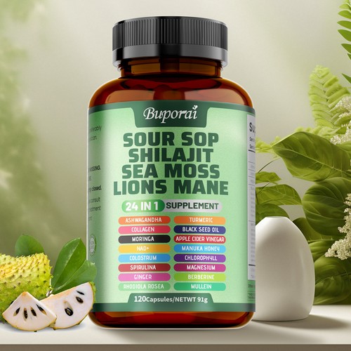Sour sop shilajit sea moss - sour,