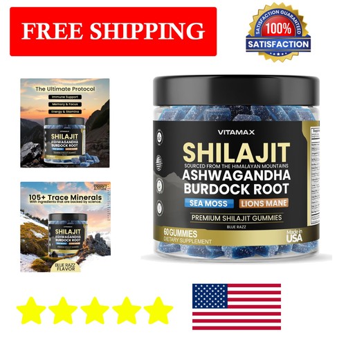 Shilajit gummies with sea moss - gummies,