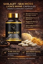 Shilajit Sea Moss and Lion's