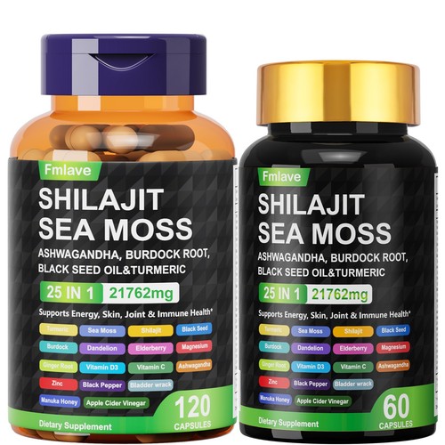 Sea moss black seed oil - black,