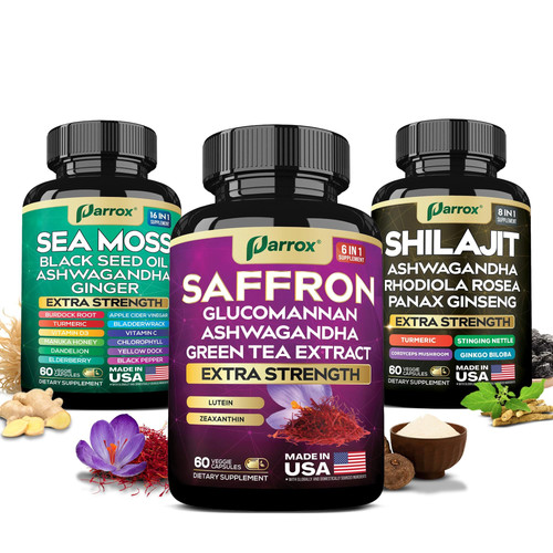 Sea moss shilajit saffron - sea,