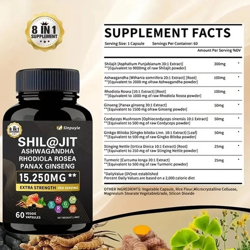 Sea moss 8 in 1 - 15-in-1, &