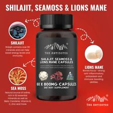 Shilajit Sea Moss and Lion's