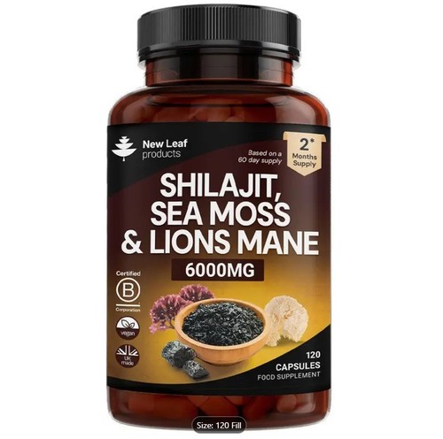 Shillajit sea moss - moss, lions
