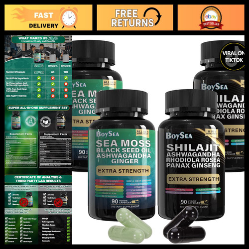 Shilajit sea moss bundle - moss,