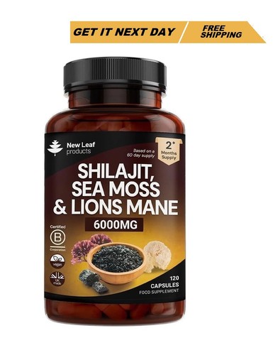 Shilajit sea moss lions - moss, &lions