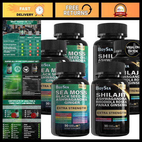 Shilajit sea moss - &,