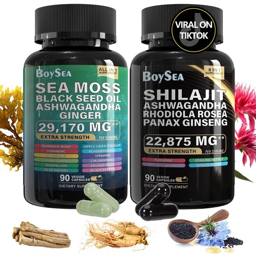 Boysea shilajit sea moss - sea,