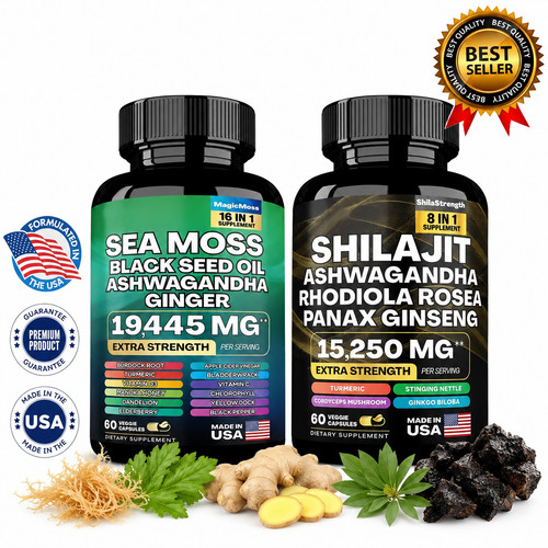 Sea moss shilajit black - moss,