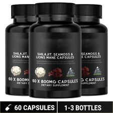 Shilajit Sea Moss and Lion's