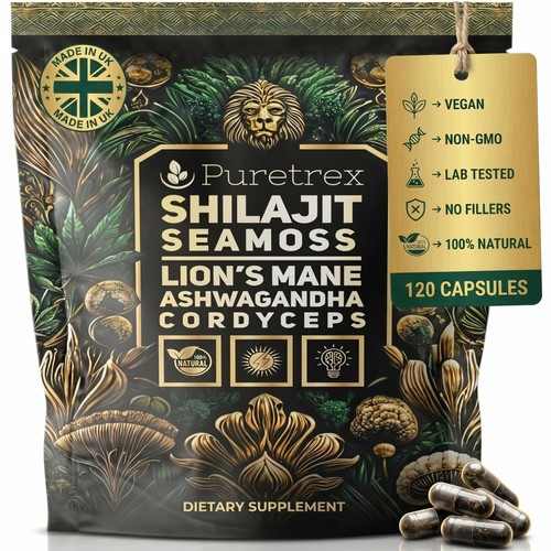 Puretrex shilajit sea moss - shilajit,