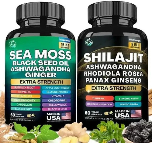 Sea moss and shilajit bundle - sea,