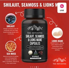 Shilajit Sea Moss and Lion's
