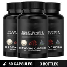 Shilajit Sea Moss and Lion's