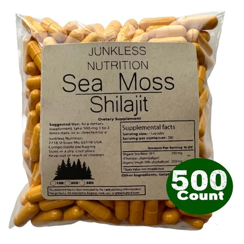 Sea moss shilajit 500mg - sea,