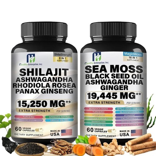 Sea moss and shilajit black - shilajit,,