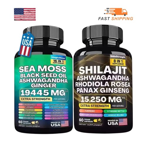 Sea moss shilajit power combo - sea,