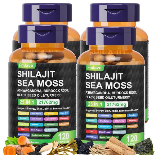 Sea moss shilajit black - moss,