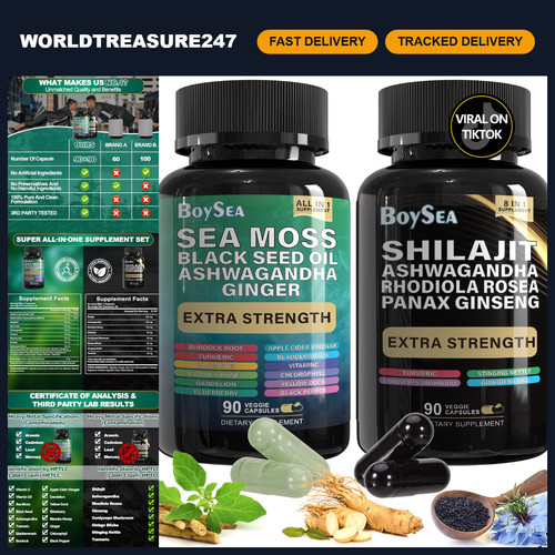 Shilajit sea moss - bundle,